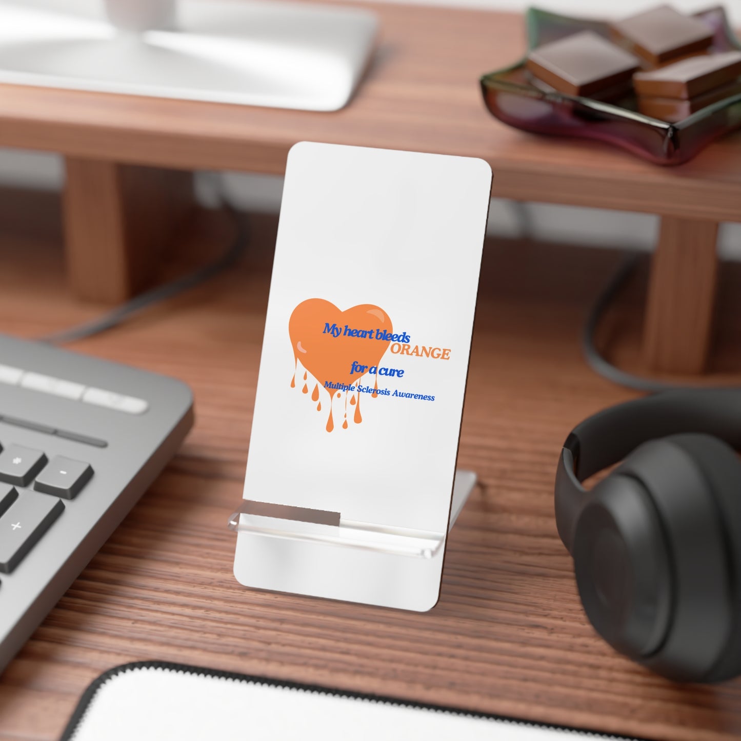 Multiple Sclerosis Phone Mobile Display Stand for Smartphones