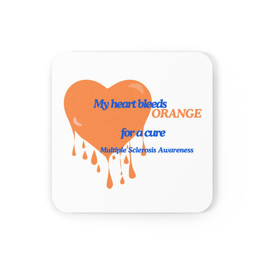 Multiple Sclerosis Awareness Cork Back Coaster