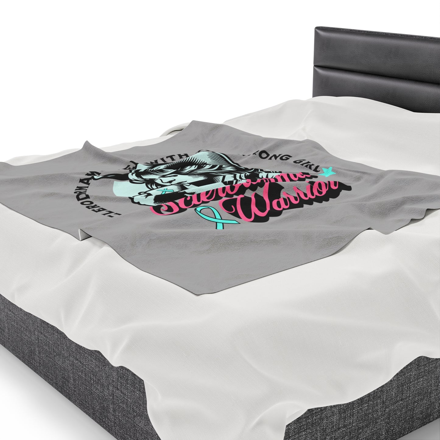 Scleroderma Warrior Velveteen Plush Blanket