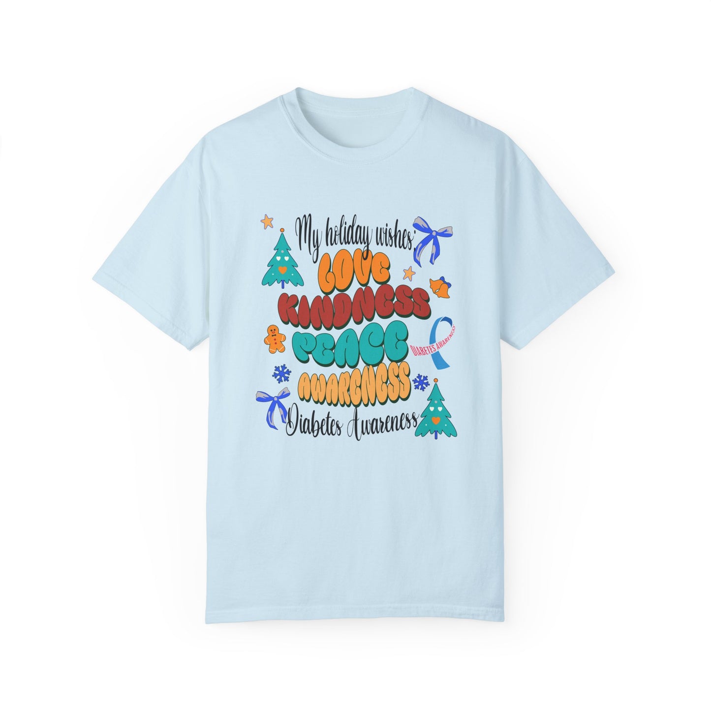 Diabetes Awareness Holiday Wishes Unisex T-shirt