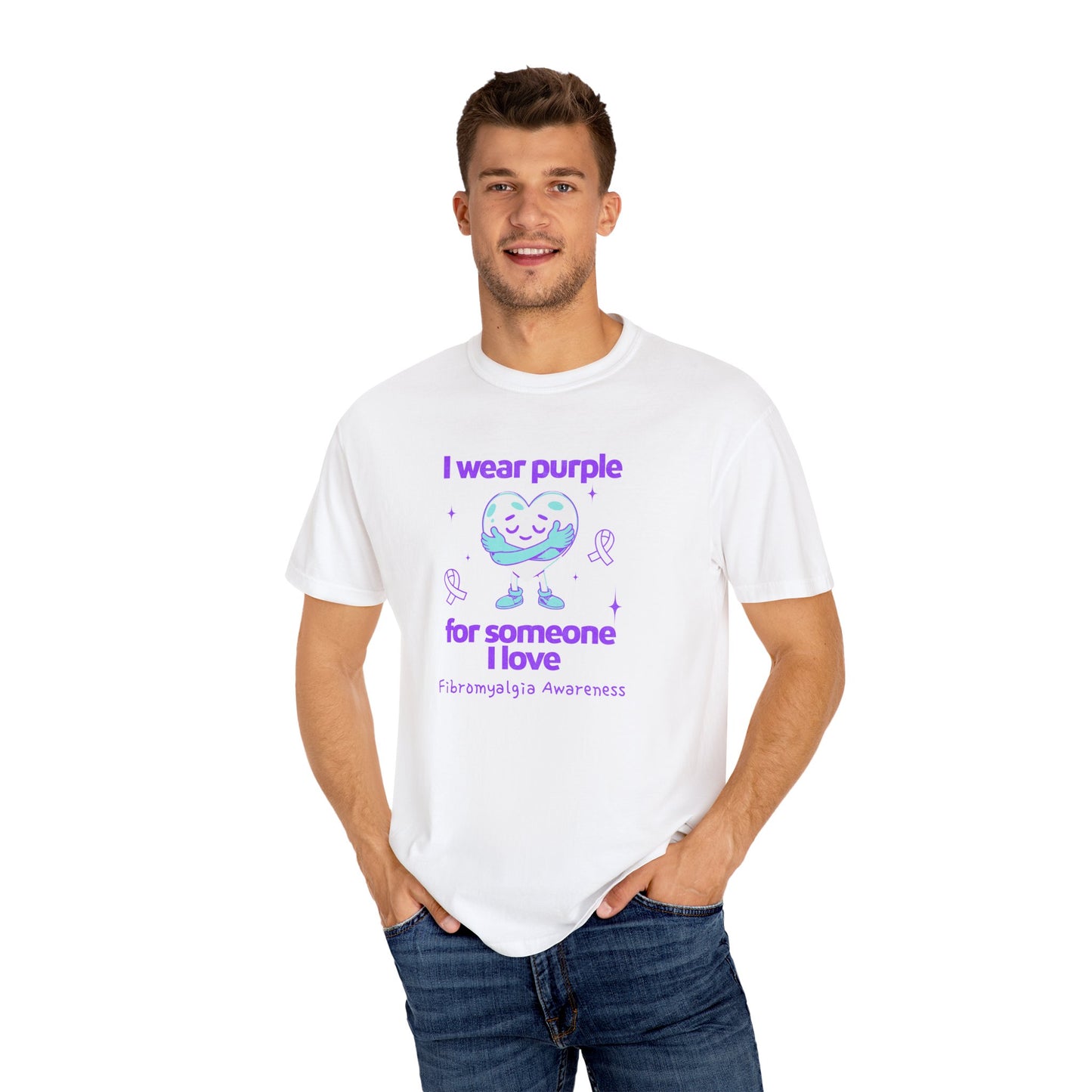 Fibromyalgia Awareness I Wear Purple for Someone I Love Unisex T-shirt