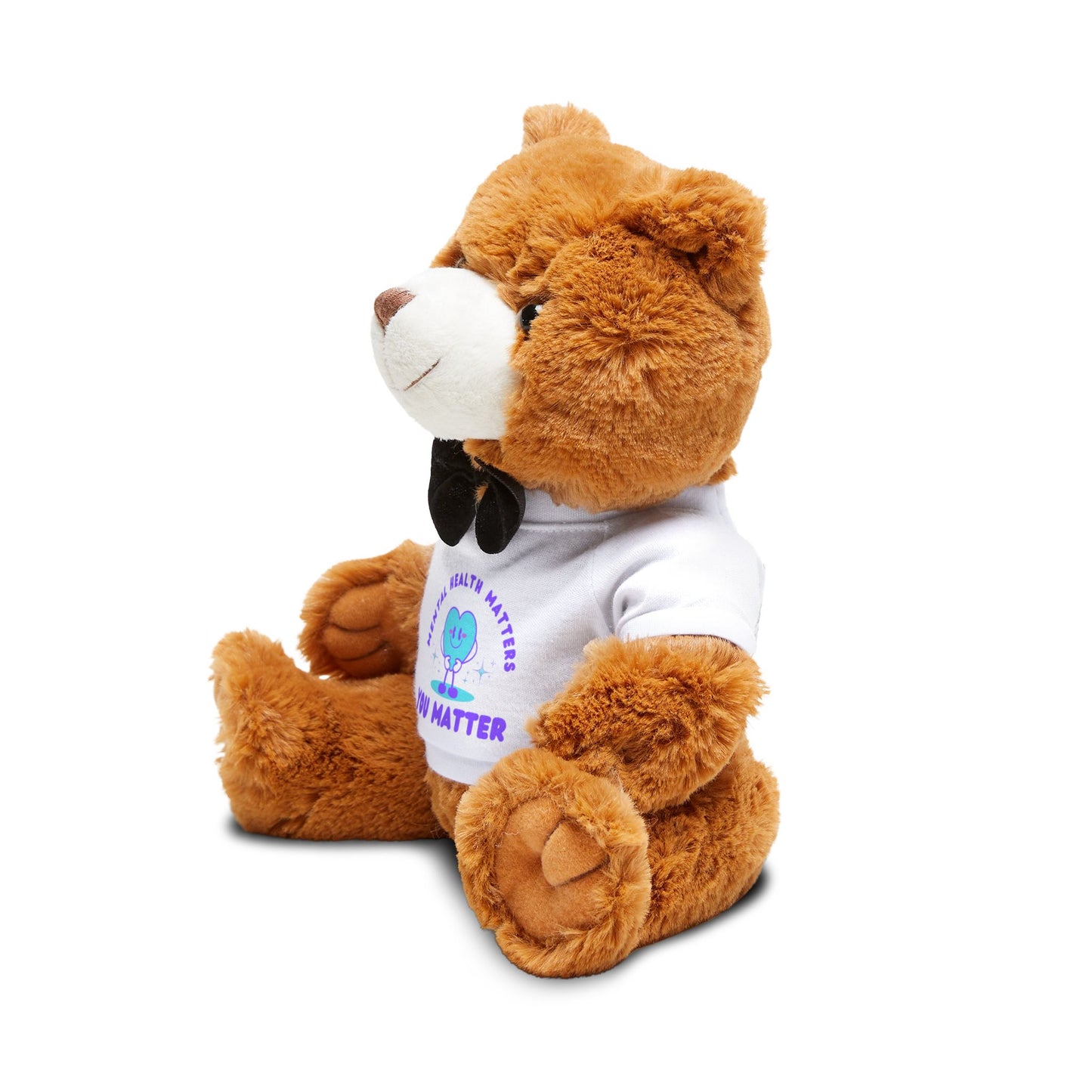 Mental Health Awareness Teddy Bear with T-Shirt