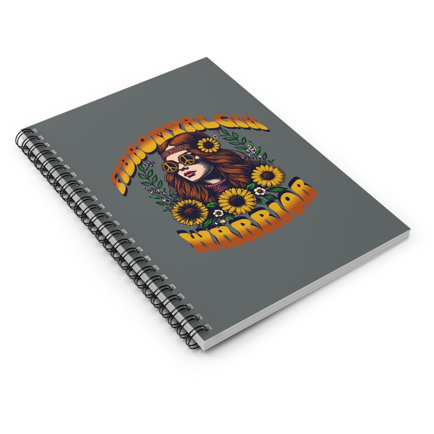 Fibromyalgia Warrior Spiral Notebook - Ruled Line