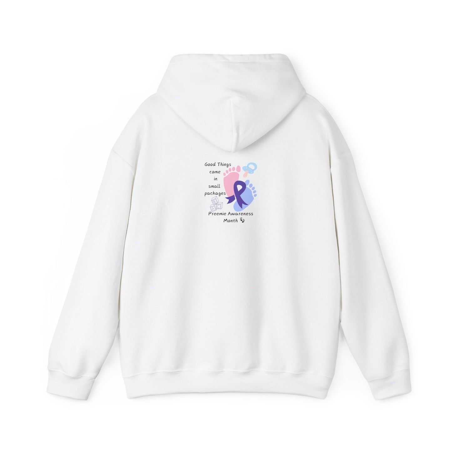 Preemie Awareness Hoodie Unisex Hooded Sweatshirt