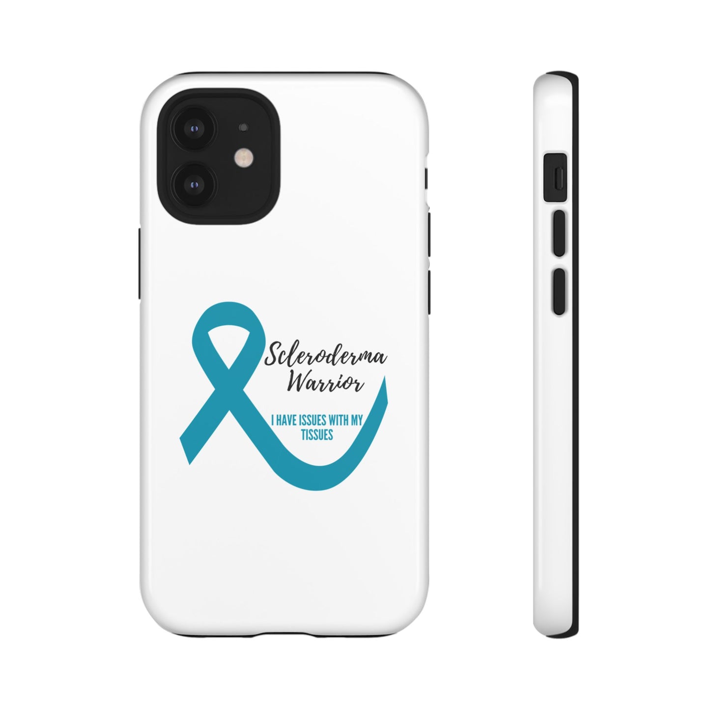 iPhone scleroderma warrior tough phone Cases