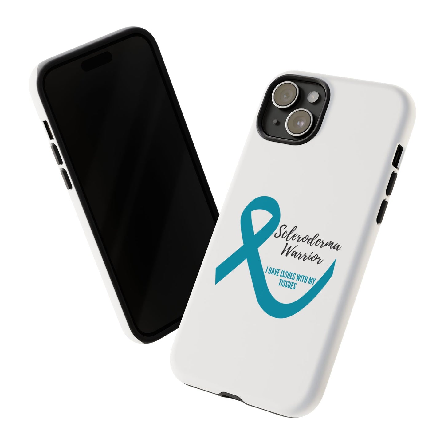 iPhone scleroderma warrior tough phone Cases