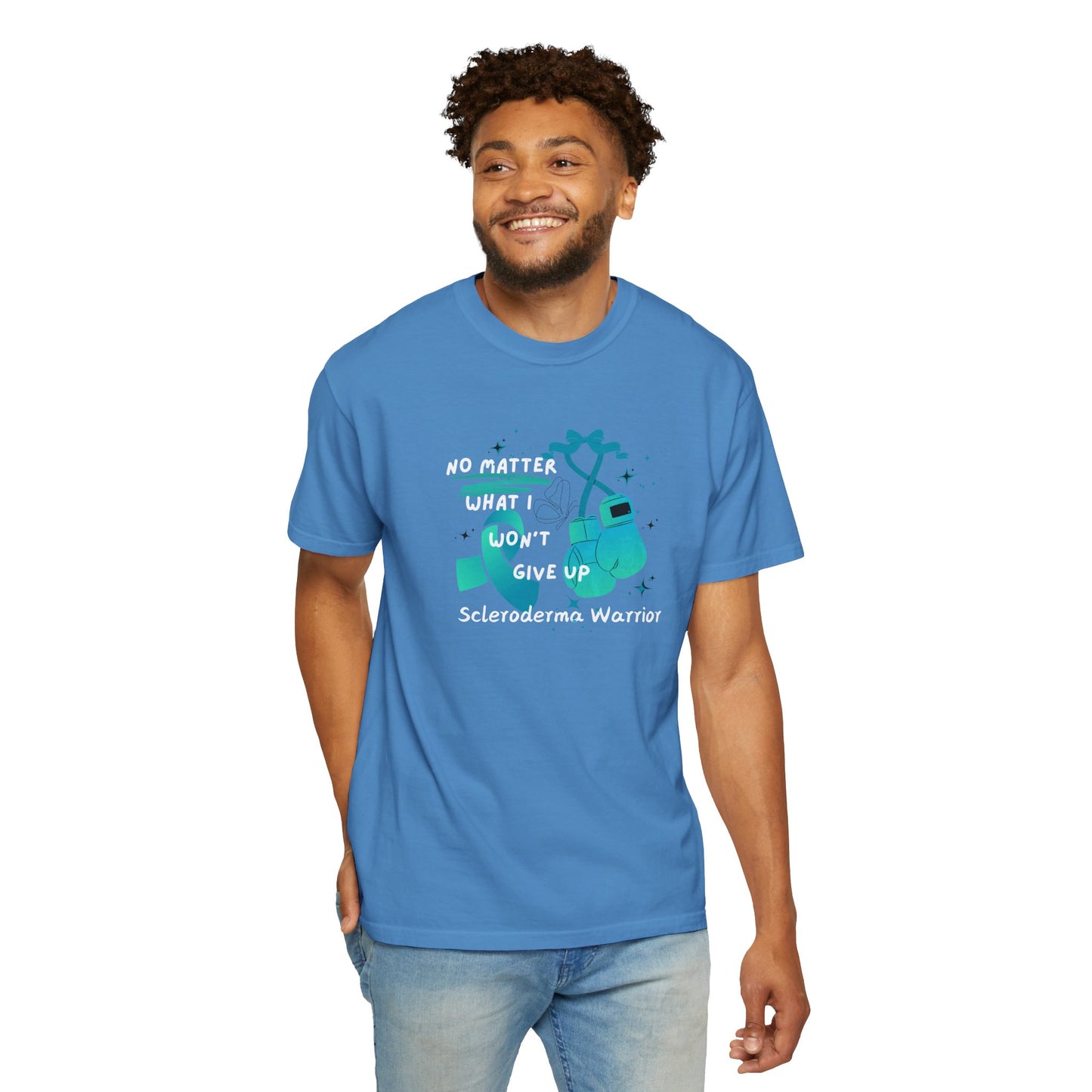 Scleroderma Warrior No Matter What I Won't Give Up Unisex T-shirt