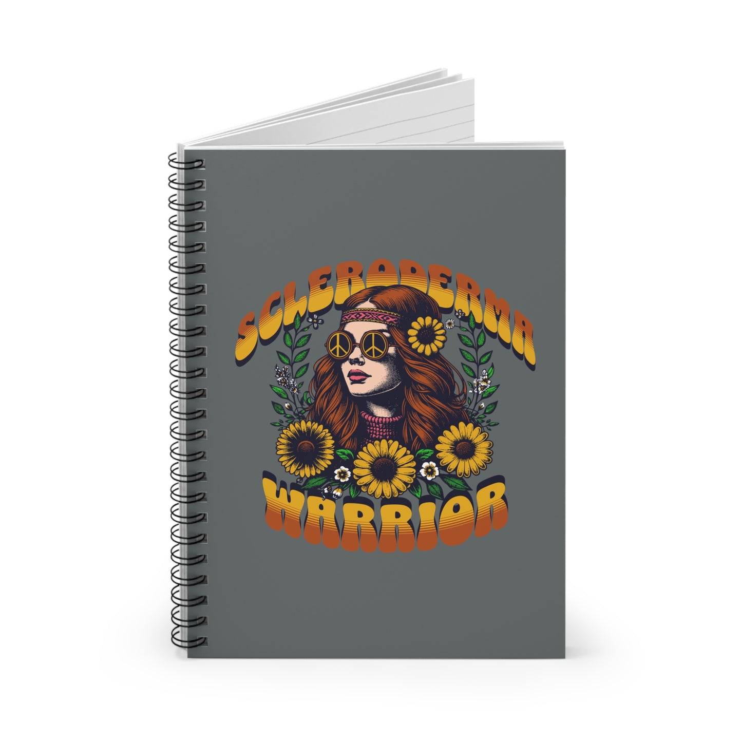 Scleroderma Warrior Spiral Notebook - Ruled Line