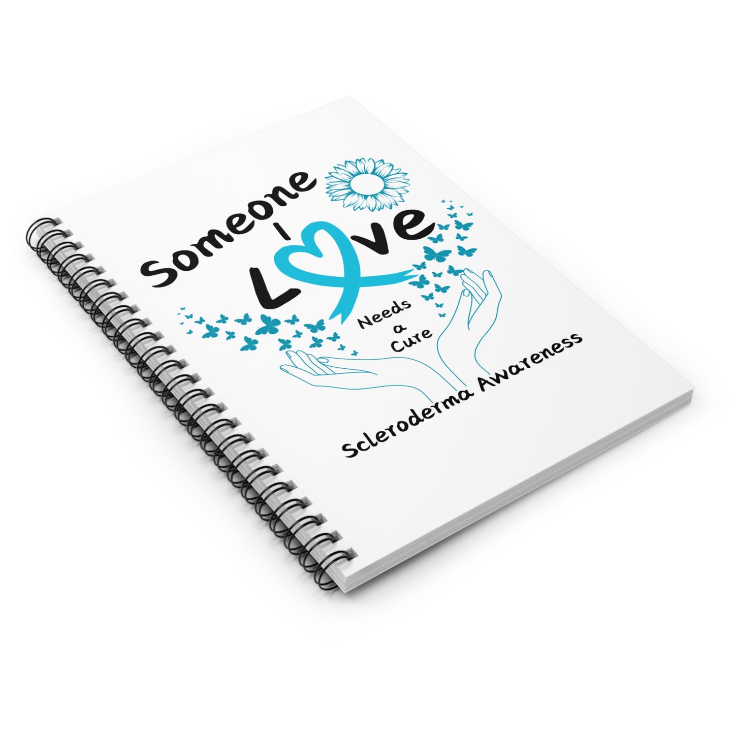 Scleroderma Awareness Spiral Notebook - Ruled Line