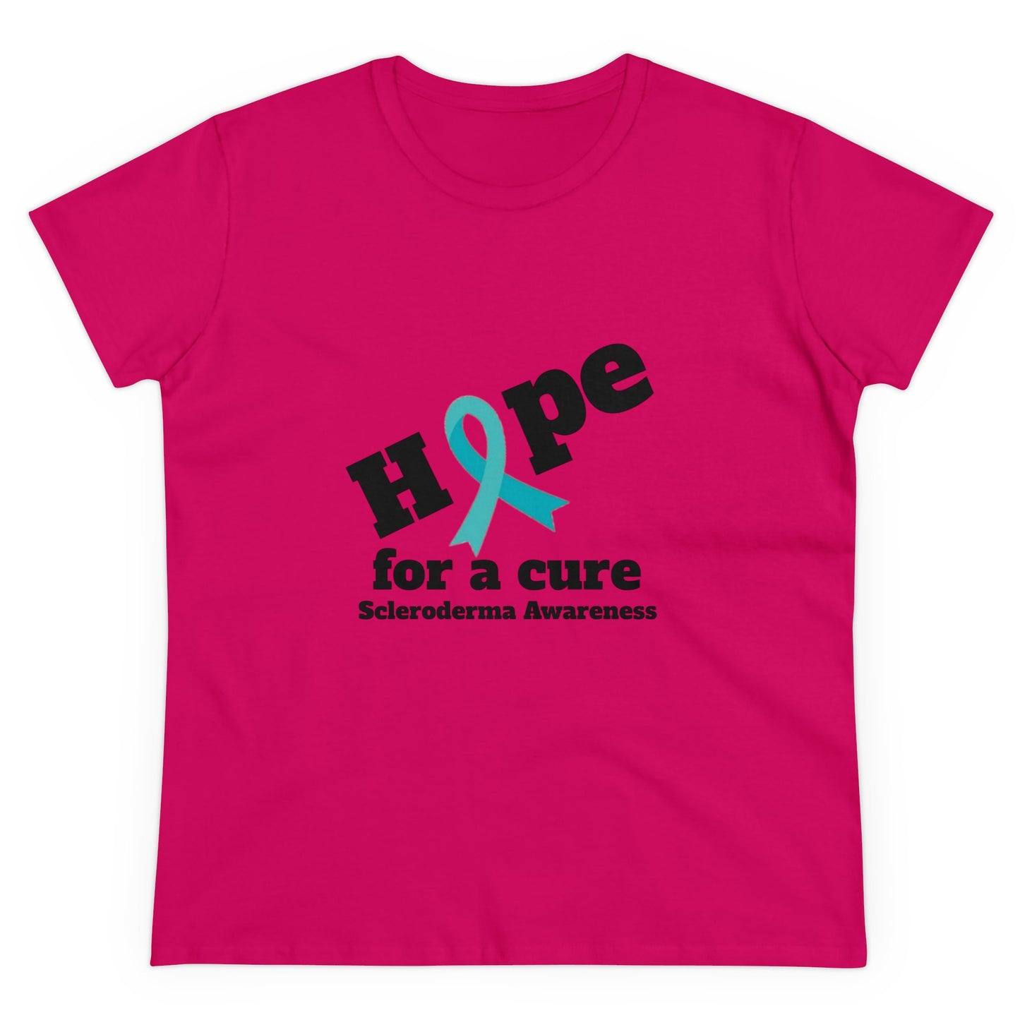 Scleroderma awareness hope for a cure Women's Midweight Cotton Tee