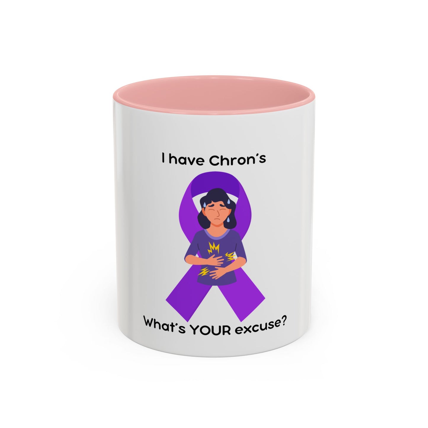 Chron's Disease Awareness Accent Coffee Mug (11, 15oz)