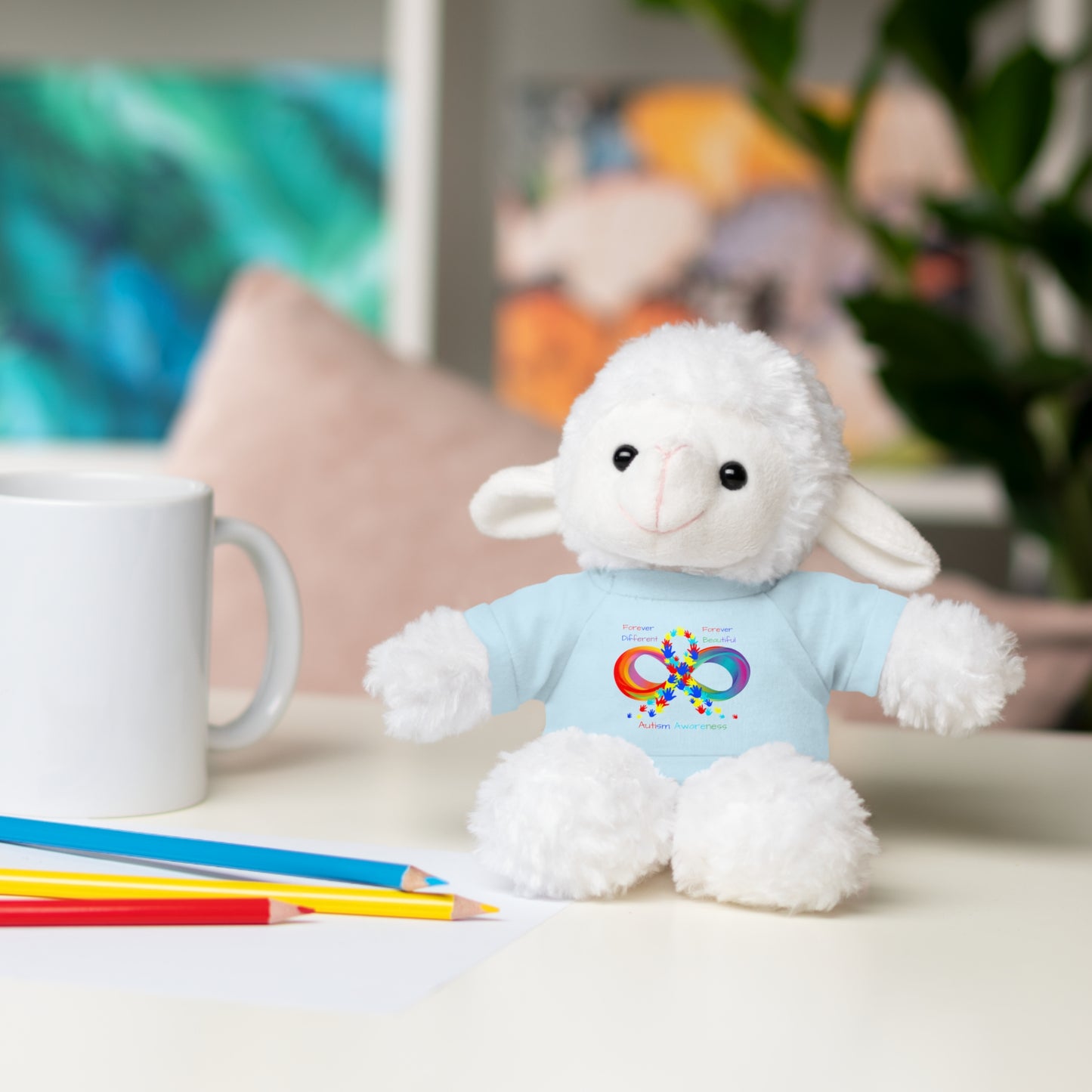 Autism Awareness Stuffed Animals with Tee