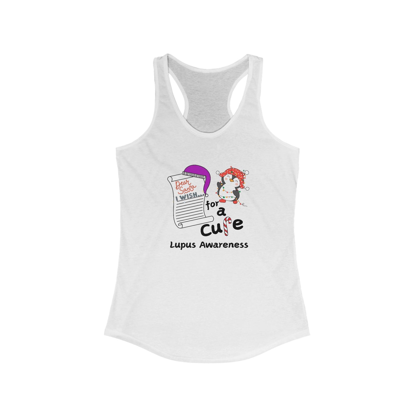 Women's Ideal Racerback Tank, Lupus Awareness, Holiday Gift Ideas