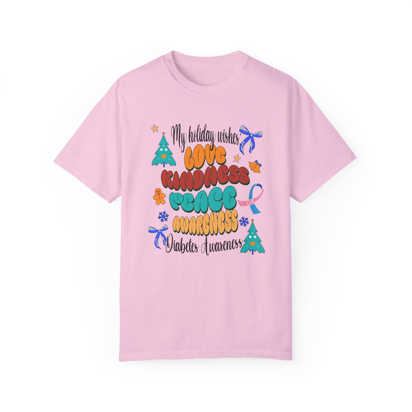 Diabetes Awareness Holiday Wishes Unisex T-shirt