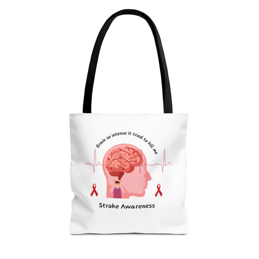 Stroke Awareness Tote Bag