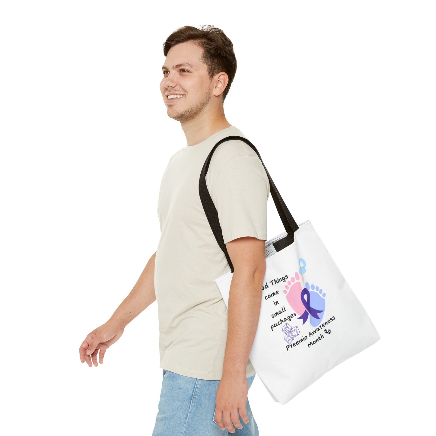 Preemie Awareness Prematurity Awareness Tote Bag