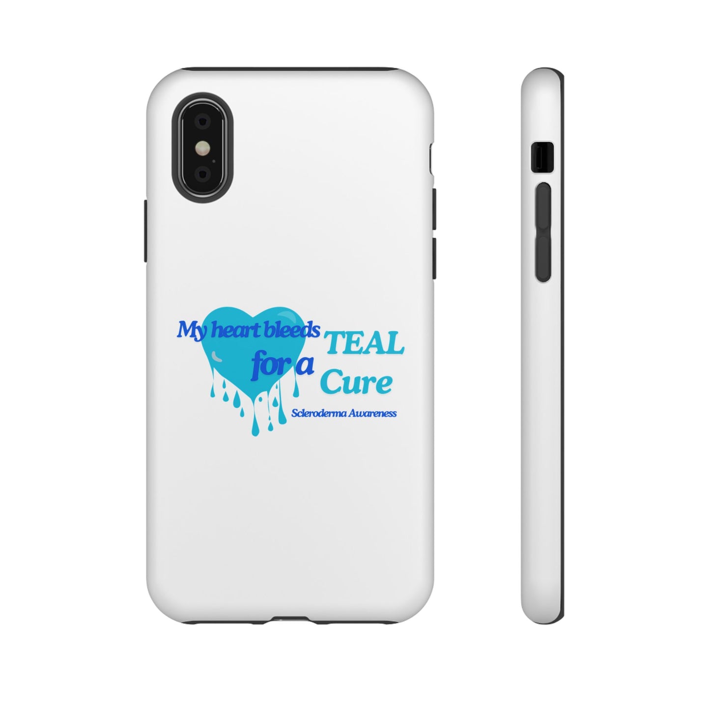 Scleroderma awareness tough iPhone case