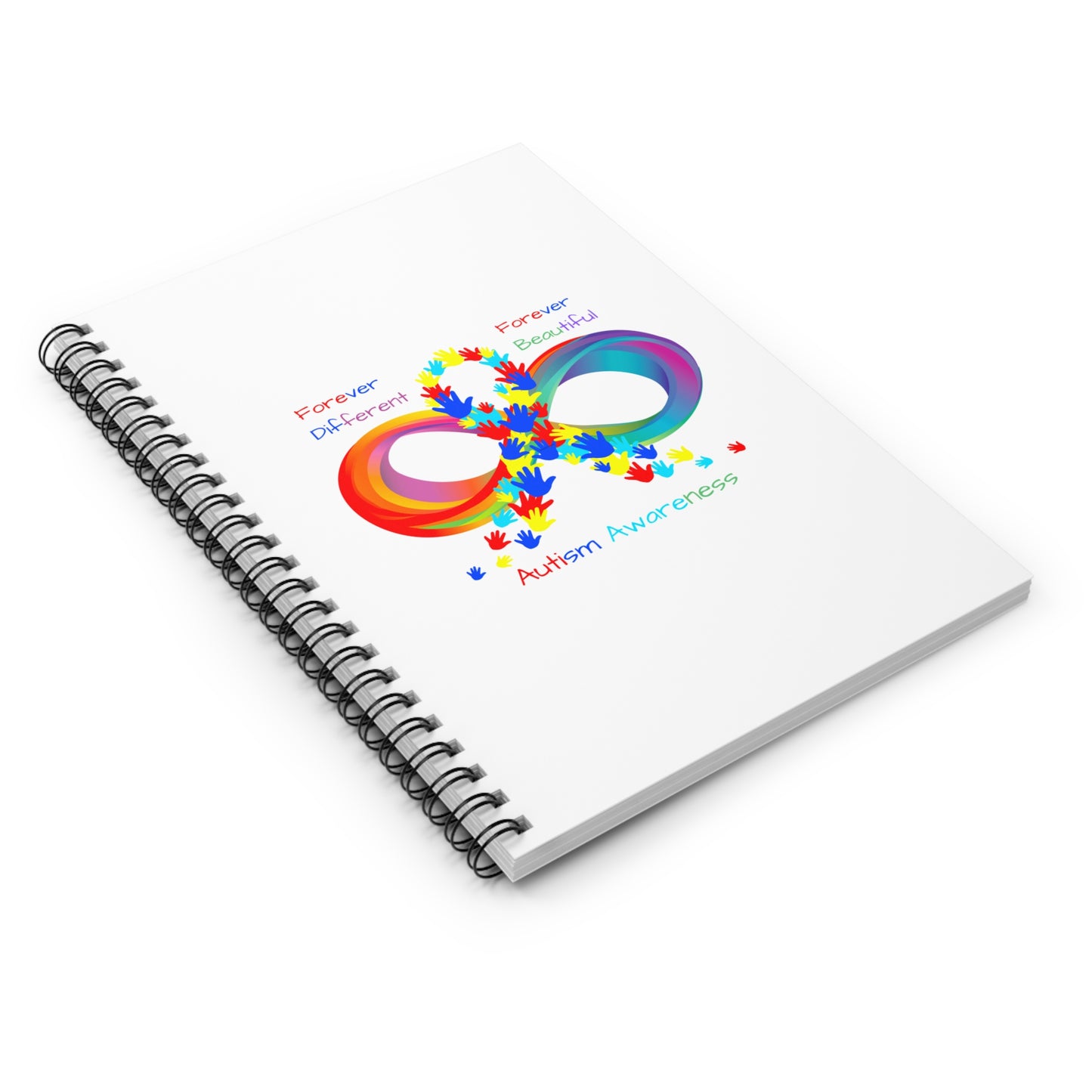 Autism Awareness Spiral Notebook - Ruled Line