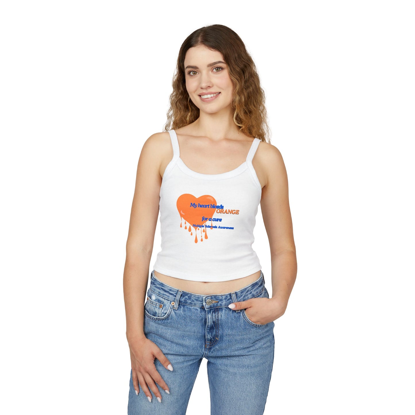 Multiple Sclerosis Awareness Women's Spaghetti Strap Tank Top