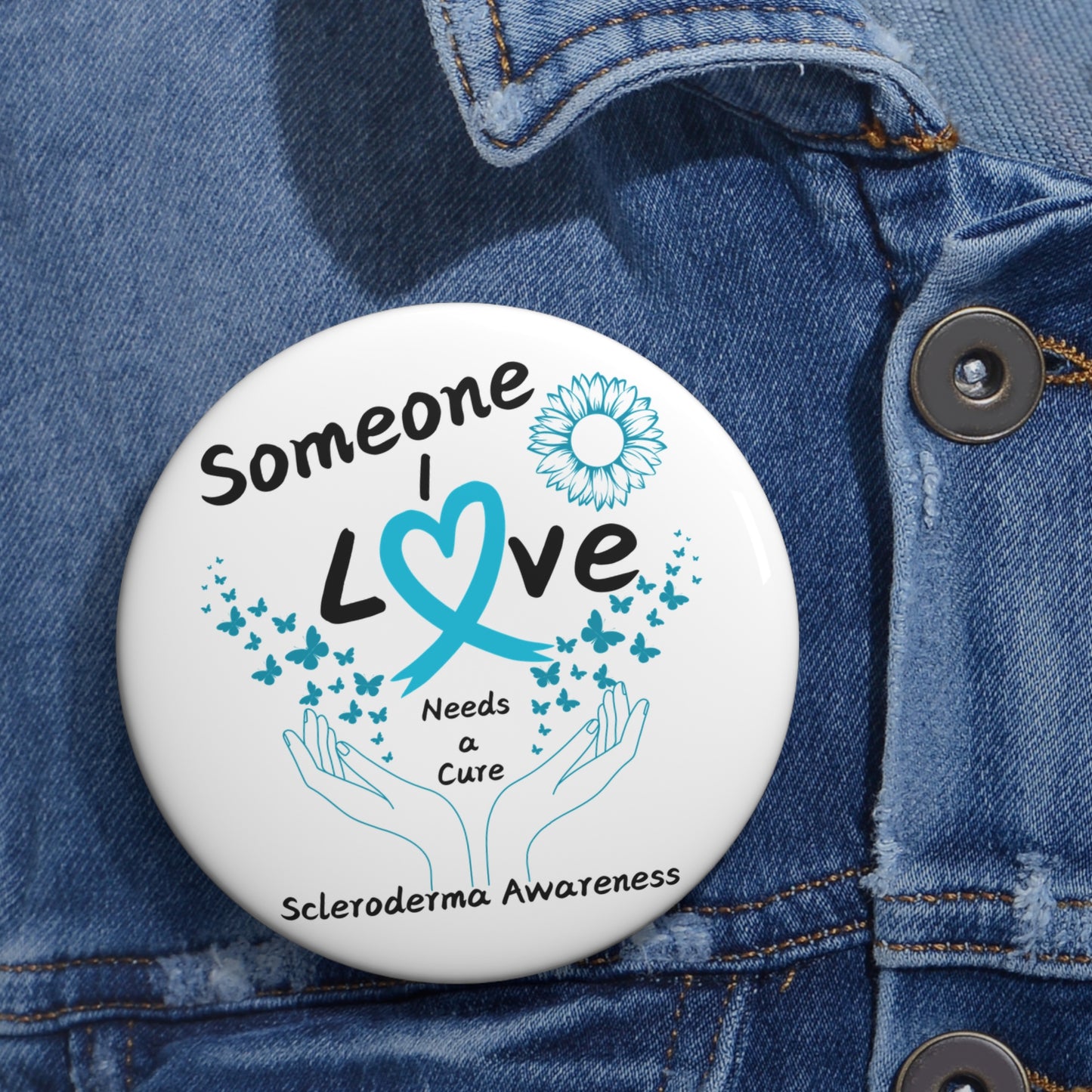 Scleroderma Awareness Accessories Pin Buttons