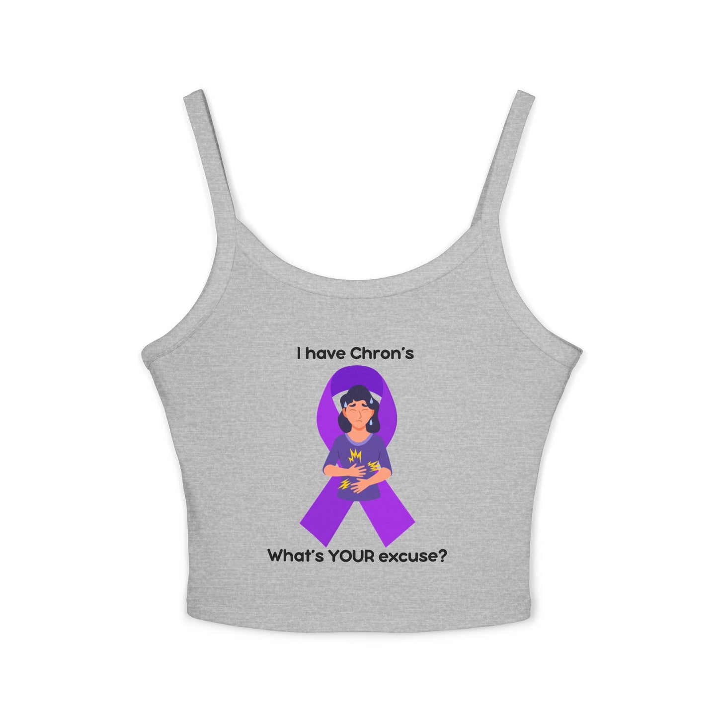 Chron's Disease Awareness Women's Spaghetti Strap Tank Top