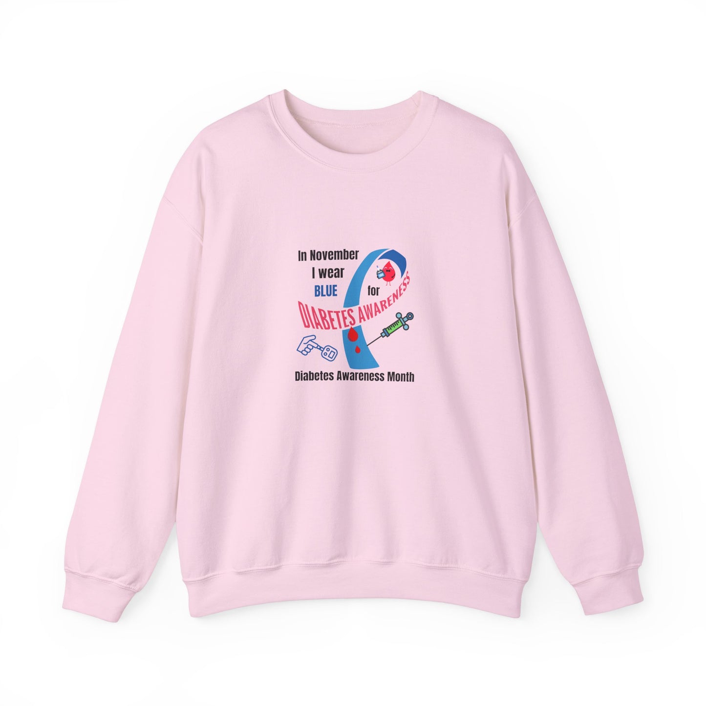 Diabetes Awareness Unisex Heavy Blend™ Crewneck Sweatshirt