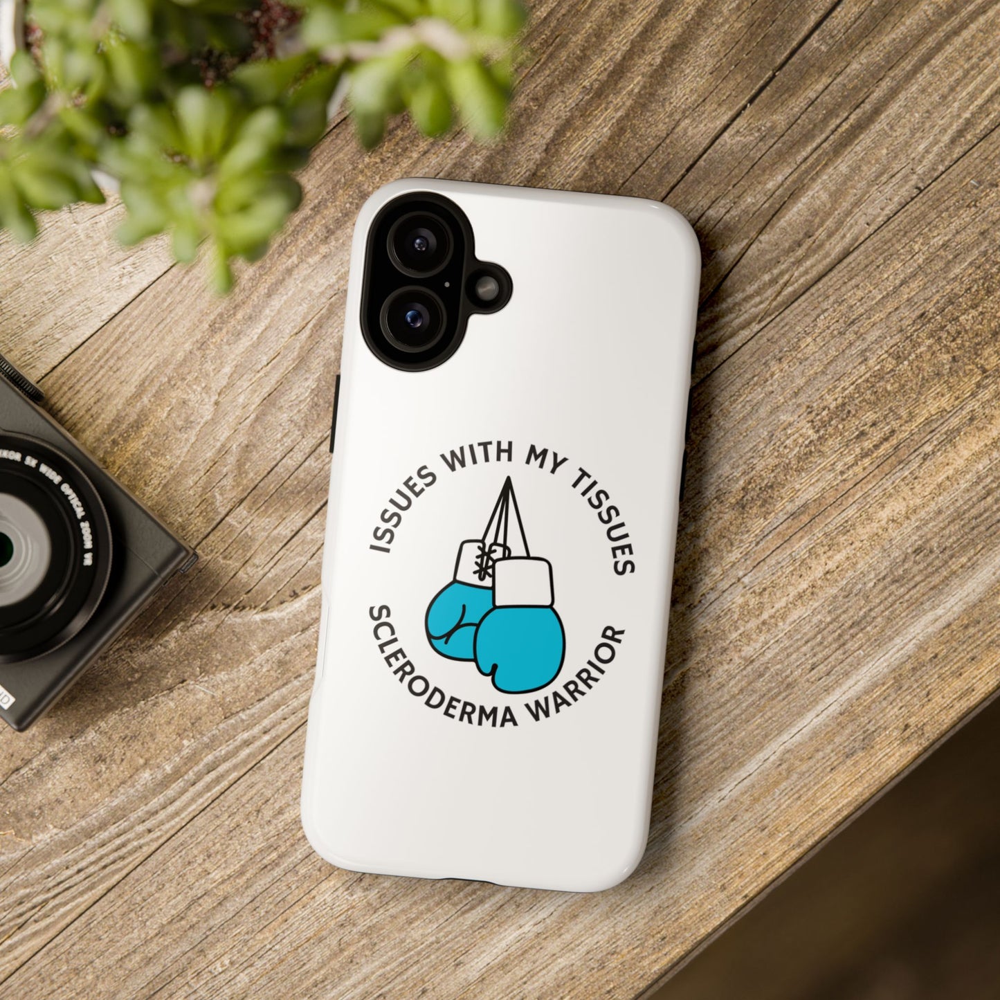 iPhone scleroderma warrior Tough Phone Cases