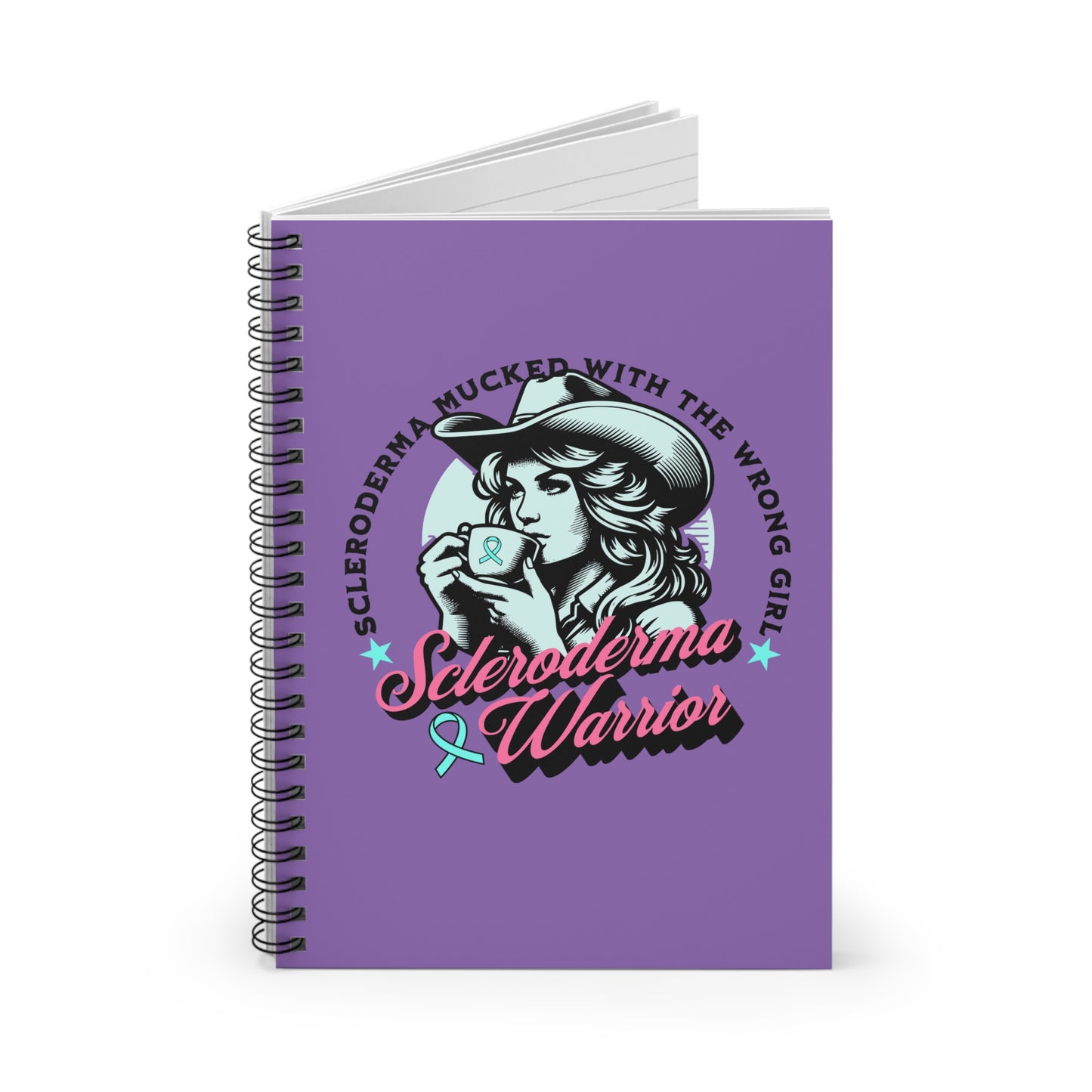 Scleroderma Warrior Spiral Notebook - Ruled Line