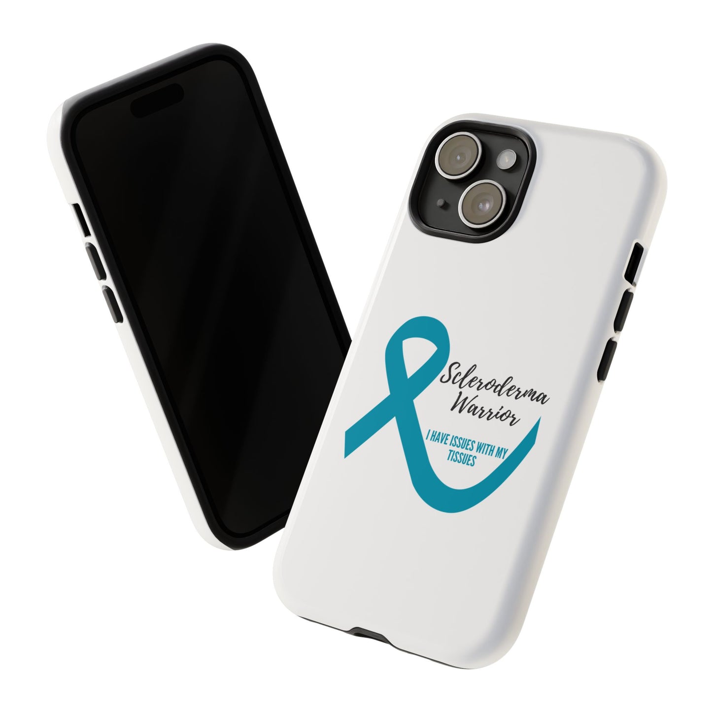 iPhone scleroderma warrior tough phone Cases