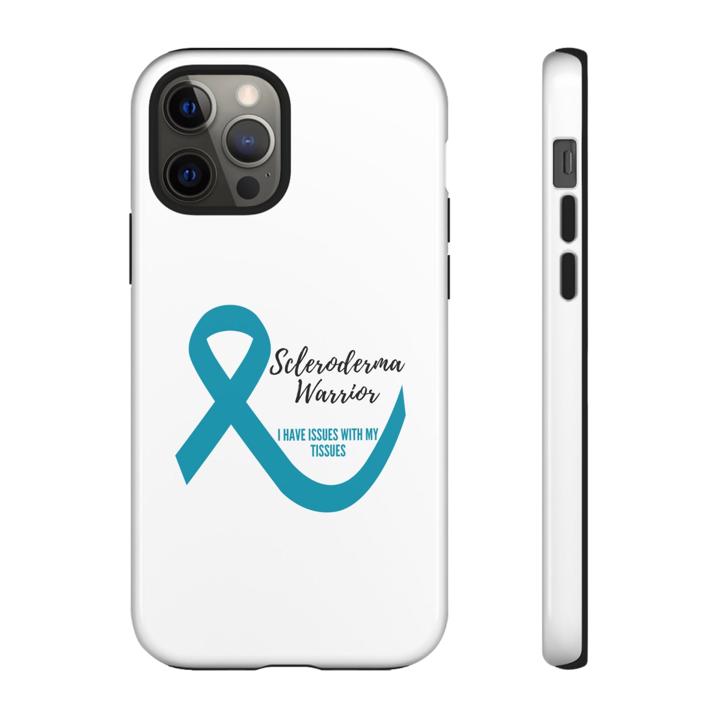 iPhone scleroderma warrior tough phone Cases