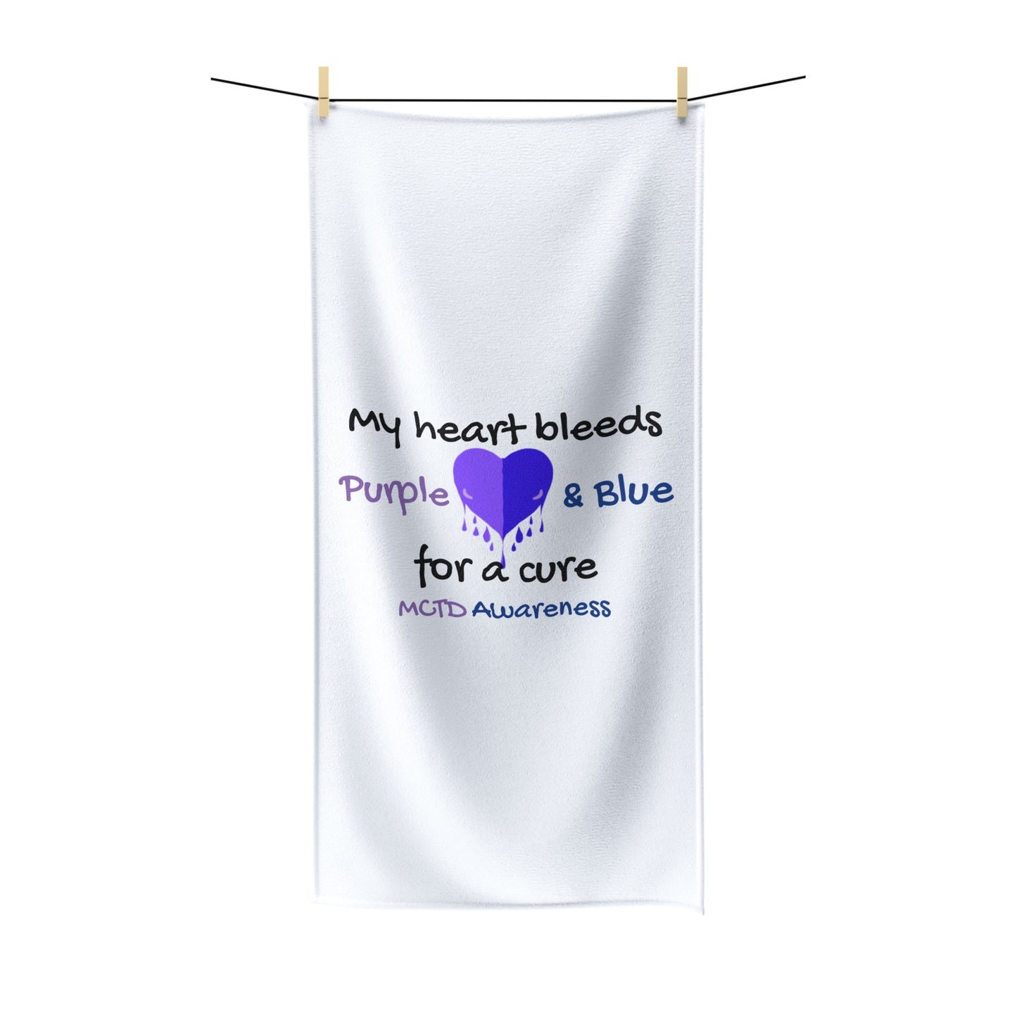 MCTD Awareness Polycotton Towel