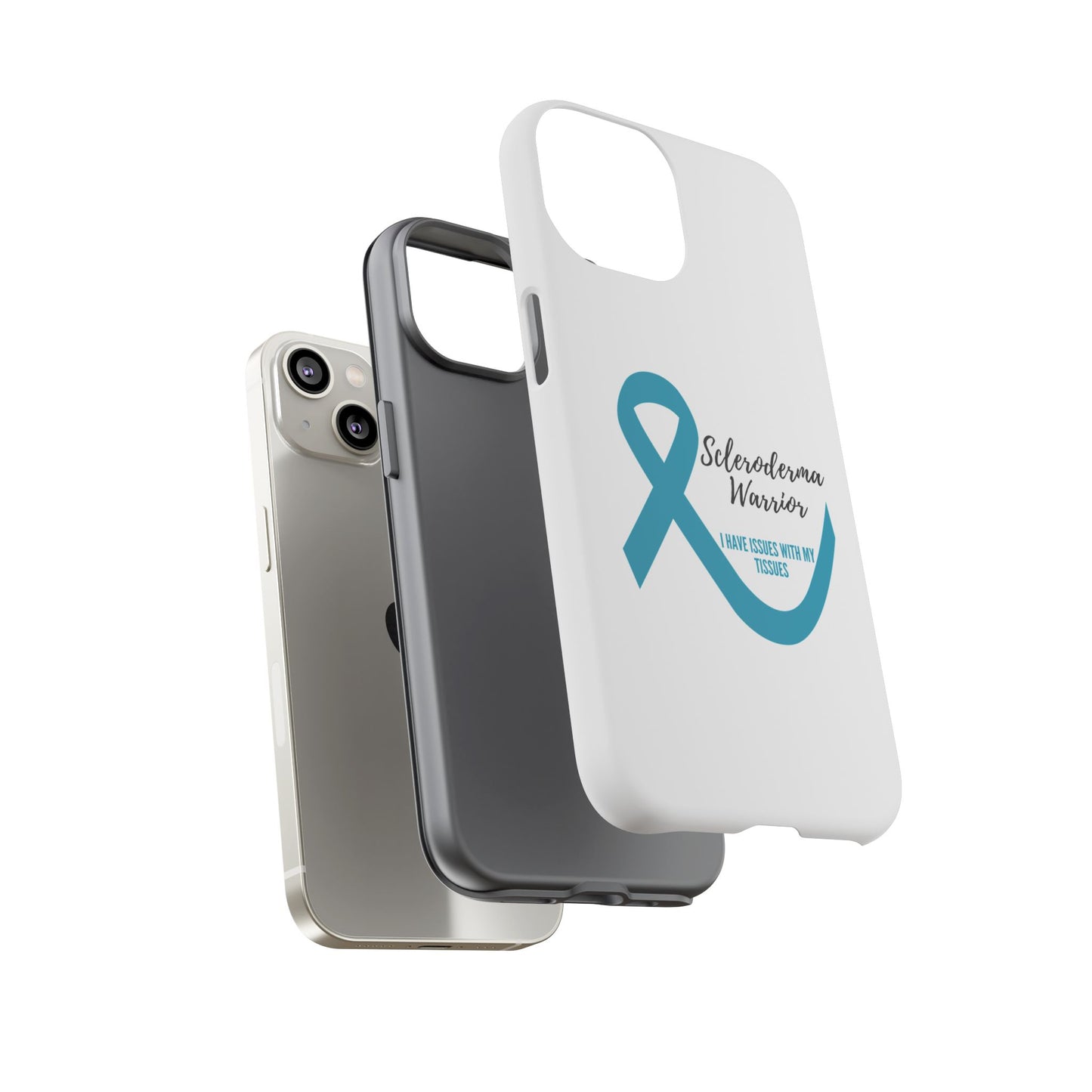 iPhone scleroderma warrior tough phone Cases