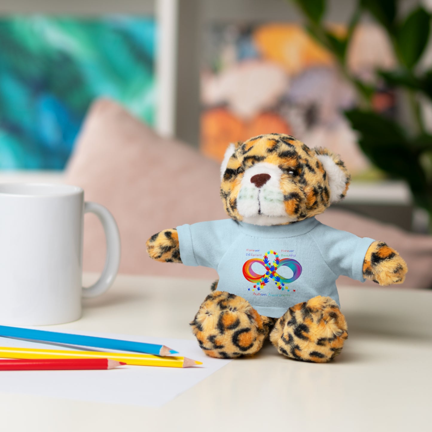 Autism Awareness Stuffed Animals with Tee