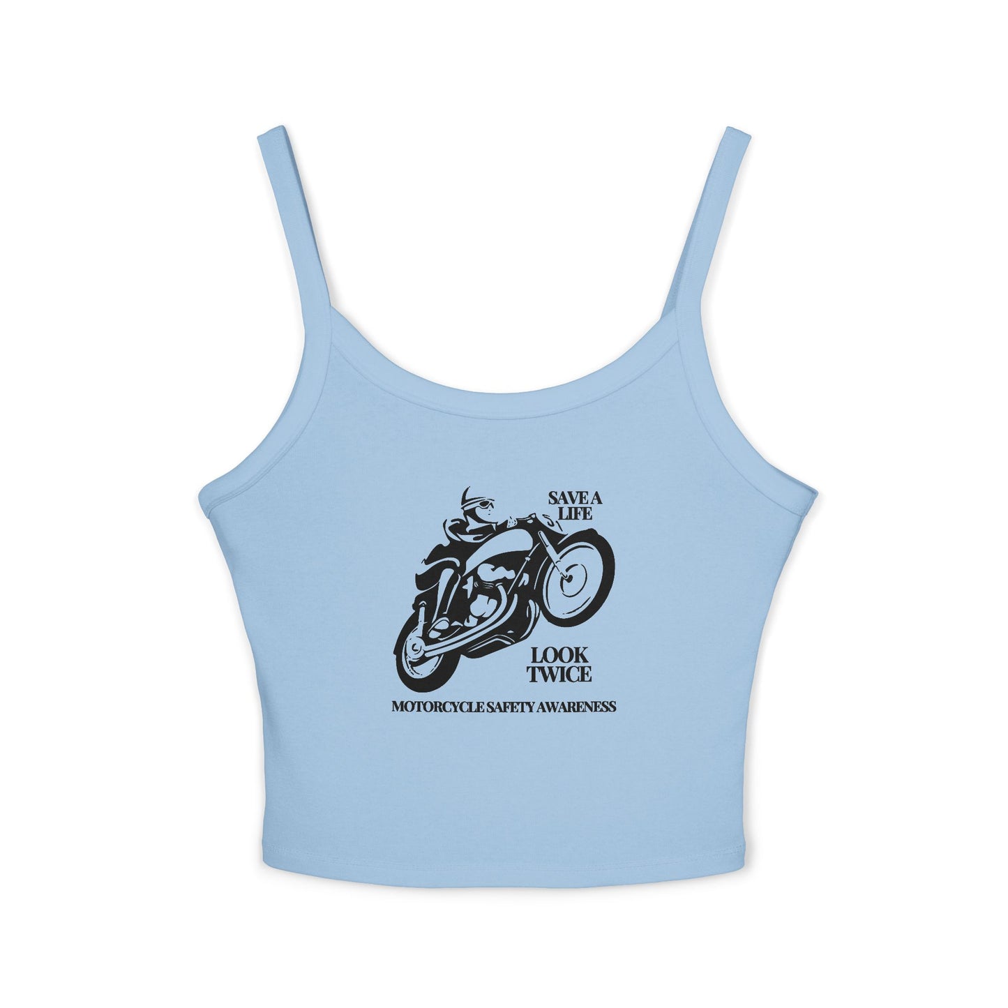 Motorcycle Safety Awareness Women's Spaghetti Strap Tank Top