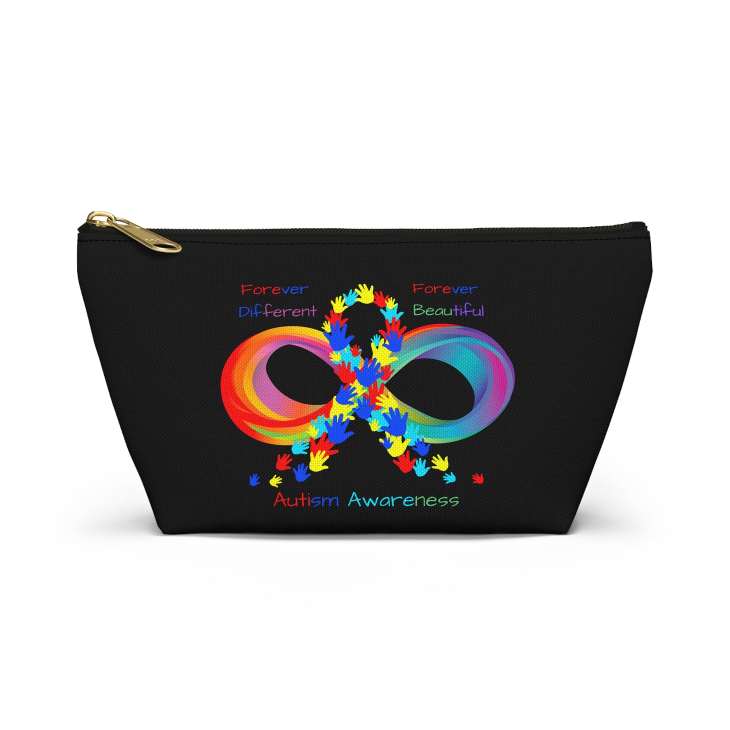 Autism Awareness Makeup Bag Travel Accessory Pouch