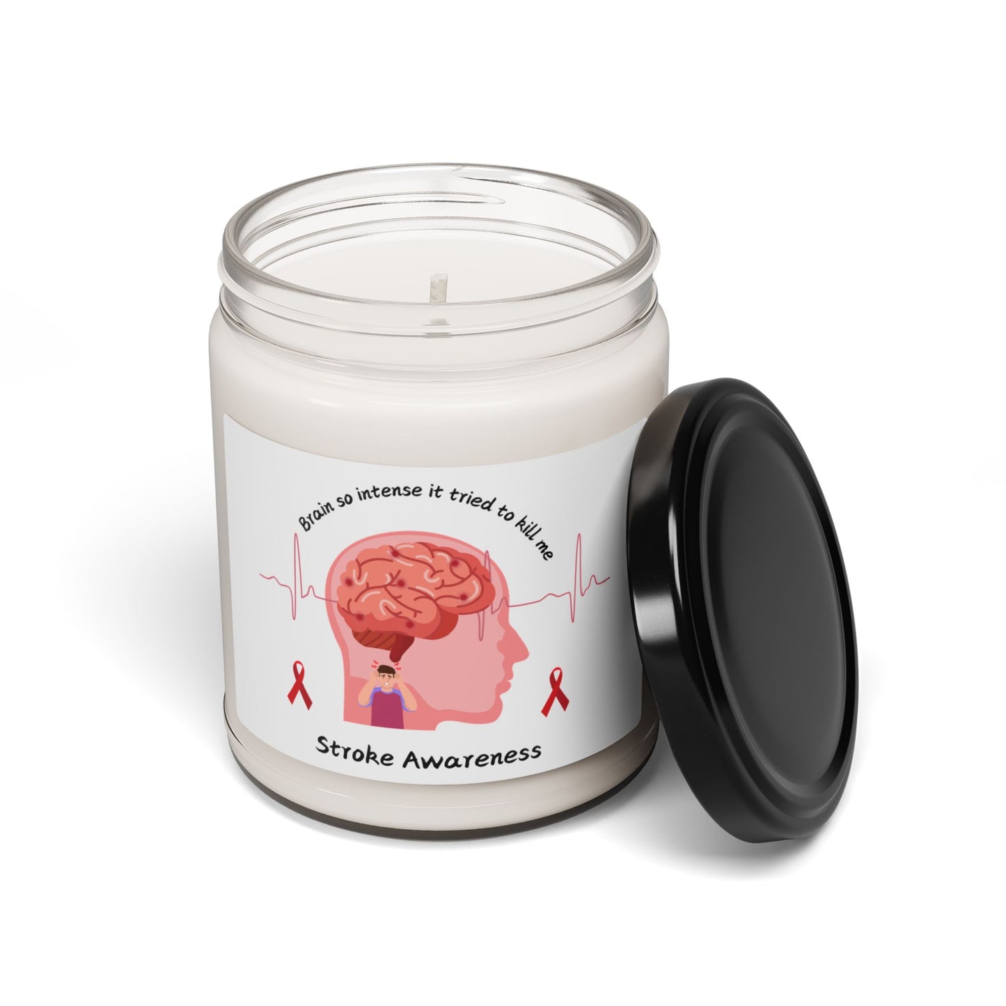 Stroke Awareness Scented Soy Candle, 9oz