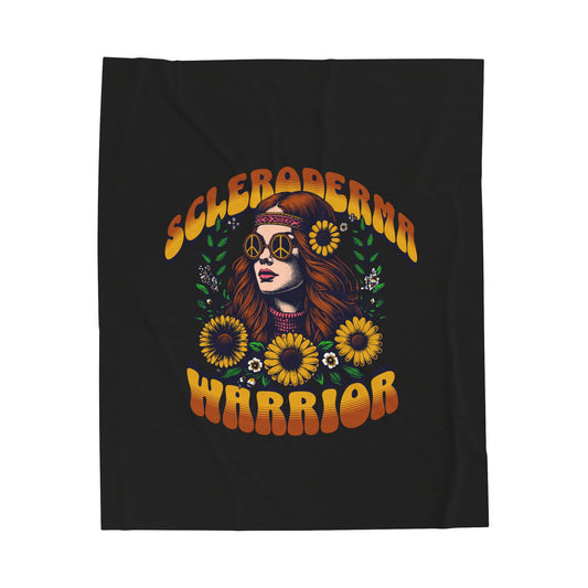 Scleroderma Warrior Velveteen Plush Blanket