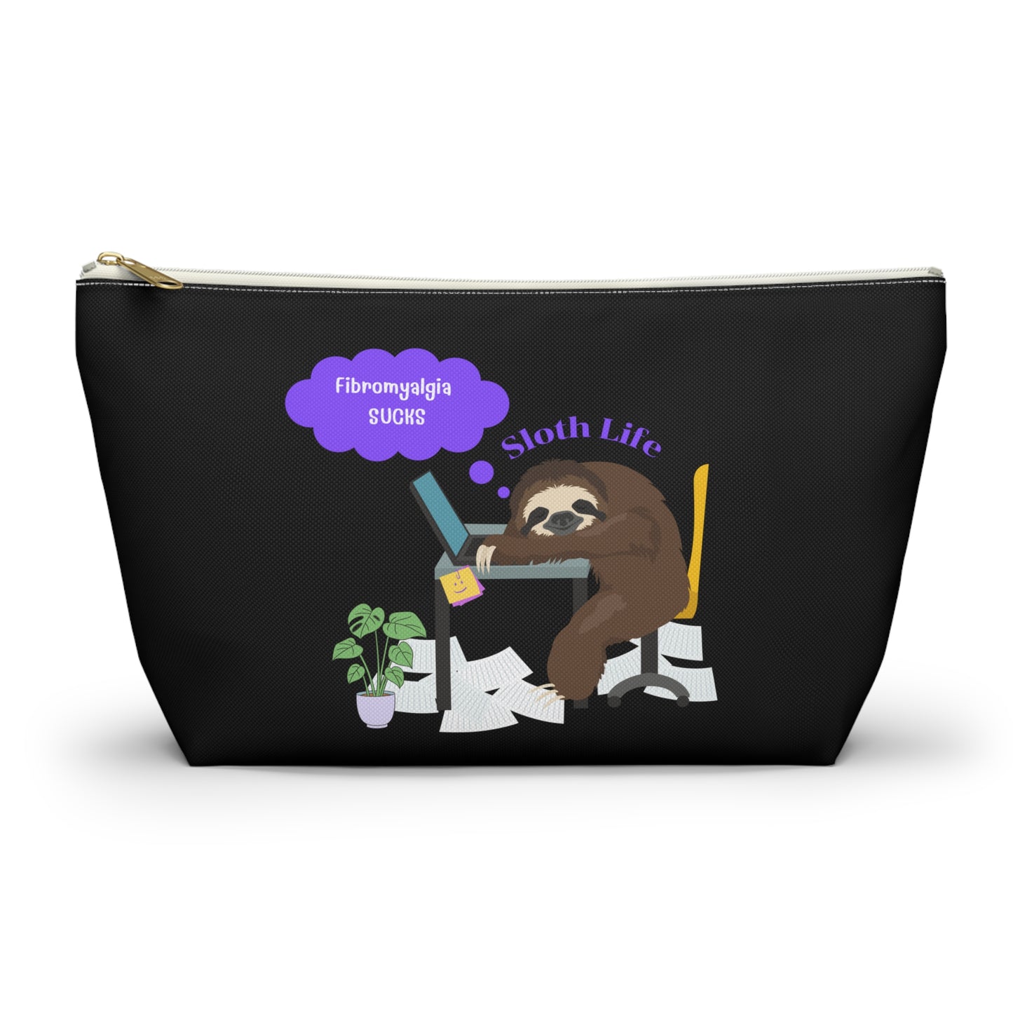 Fibromyalgia Sucks Accessory Pouch Makeup bag travel purse