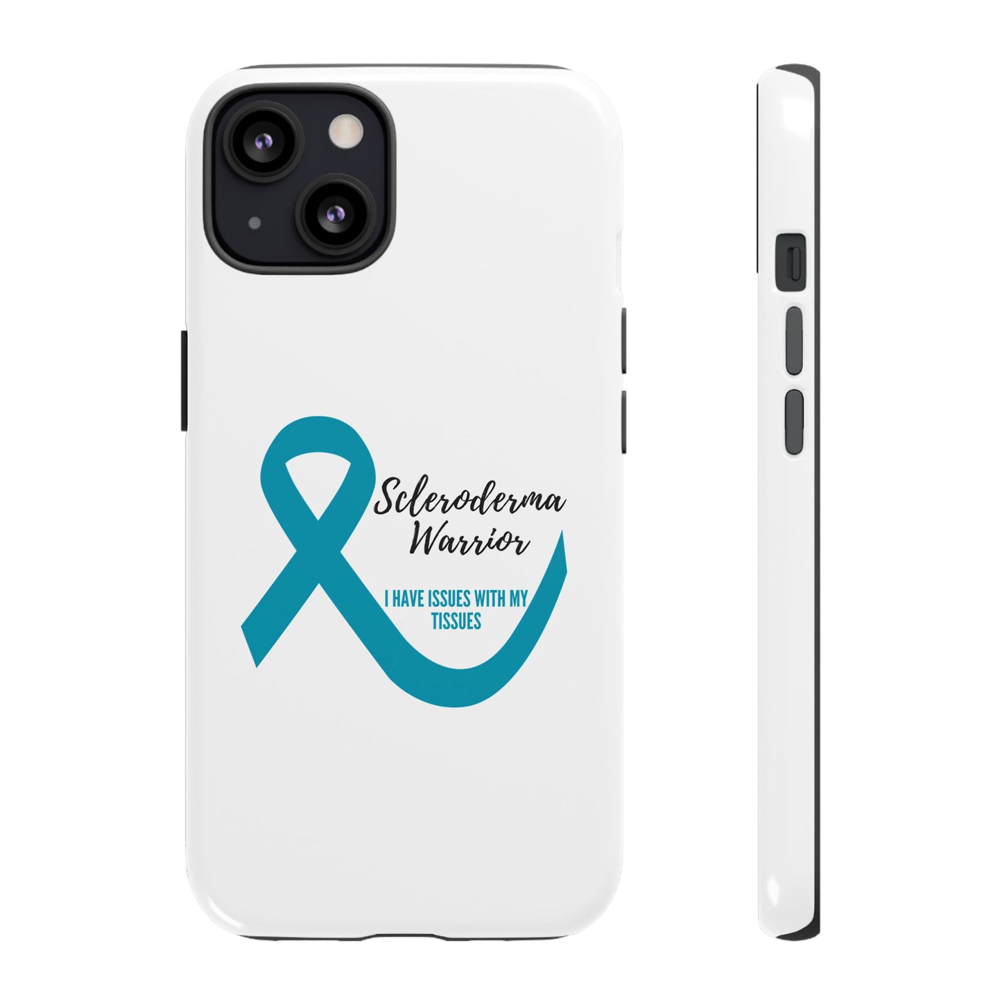 iPhone scleroderma warrior tough phone Cases