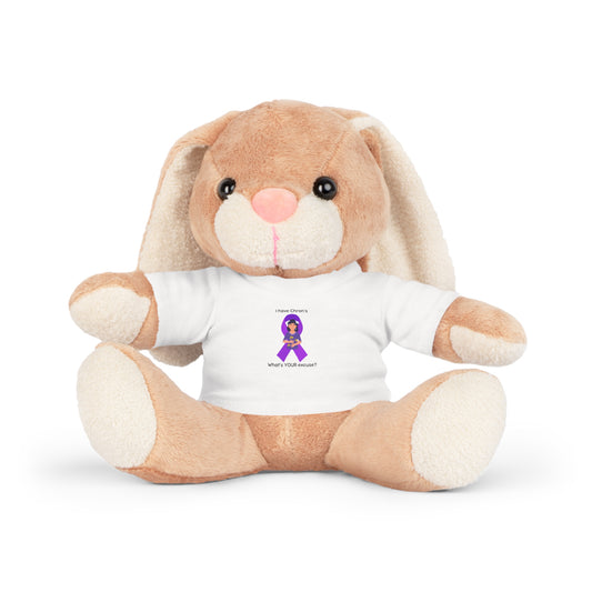 Chron's Disease Awareness Plush Toy with T-Shirt