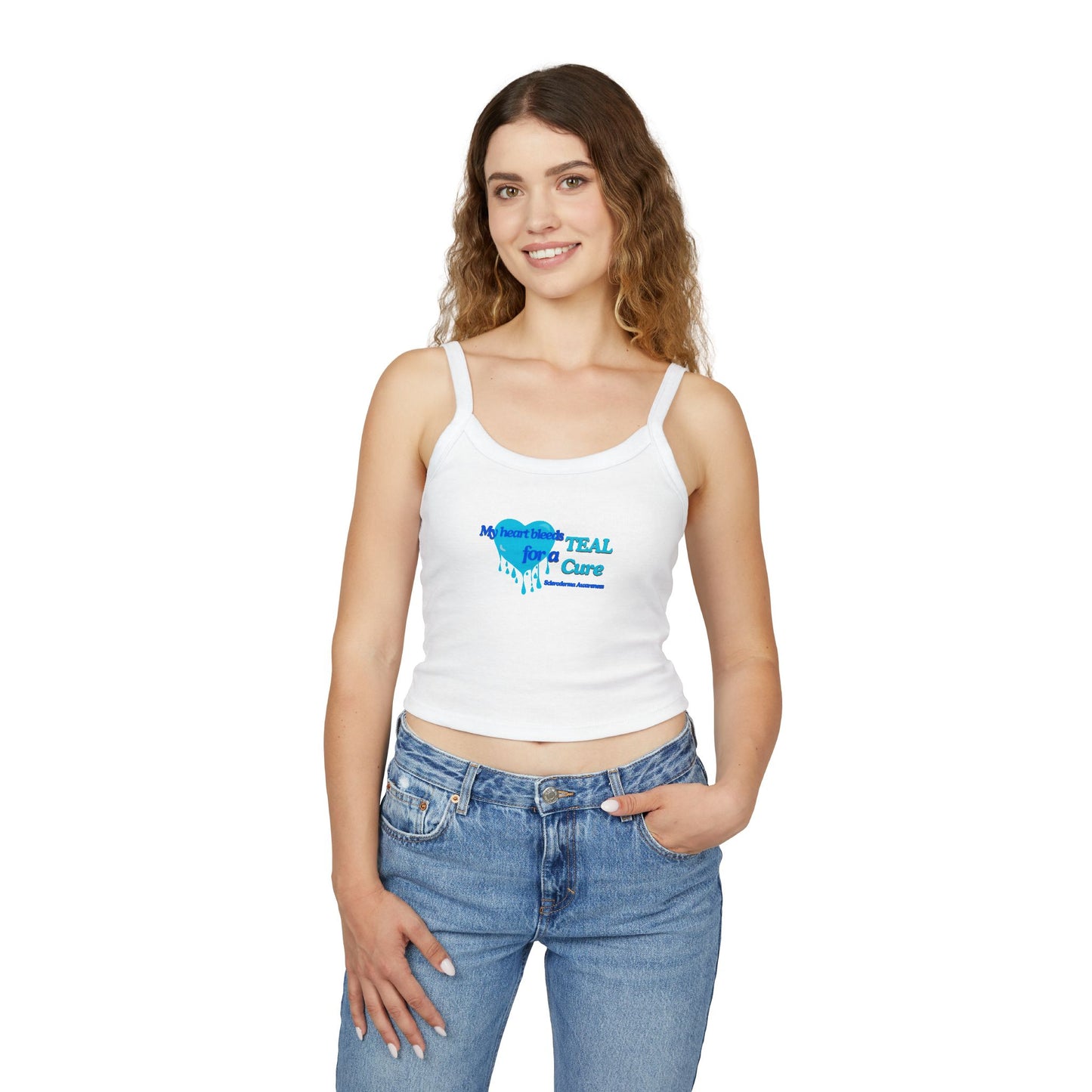 Scleroderma awareness Women's Spaghetti Strap Tank Top