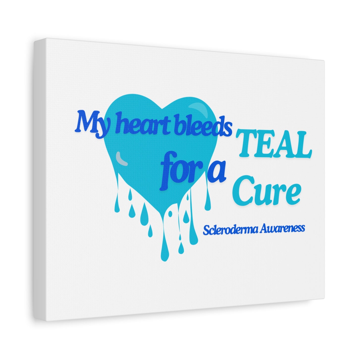 Scleroderma Awareness Matte Canvas, Stretched, 1.25"