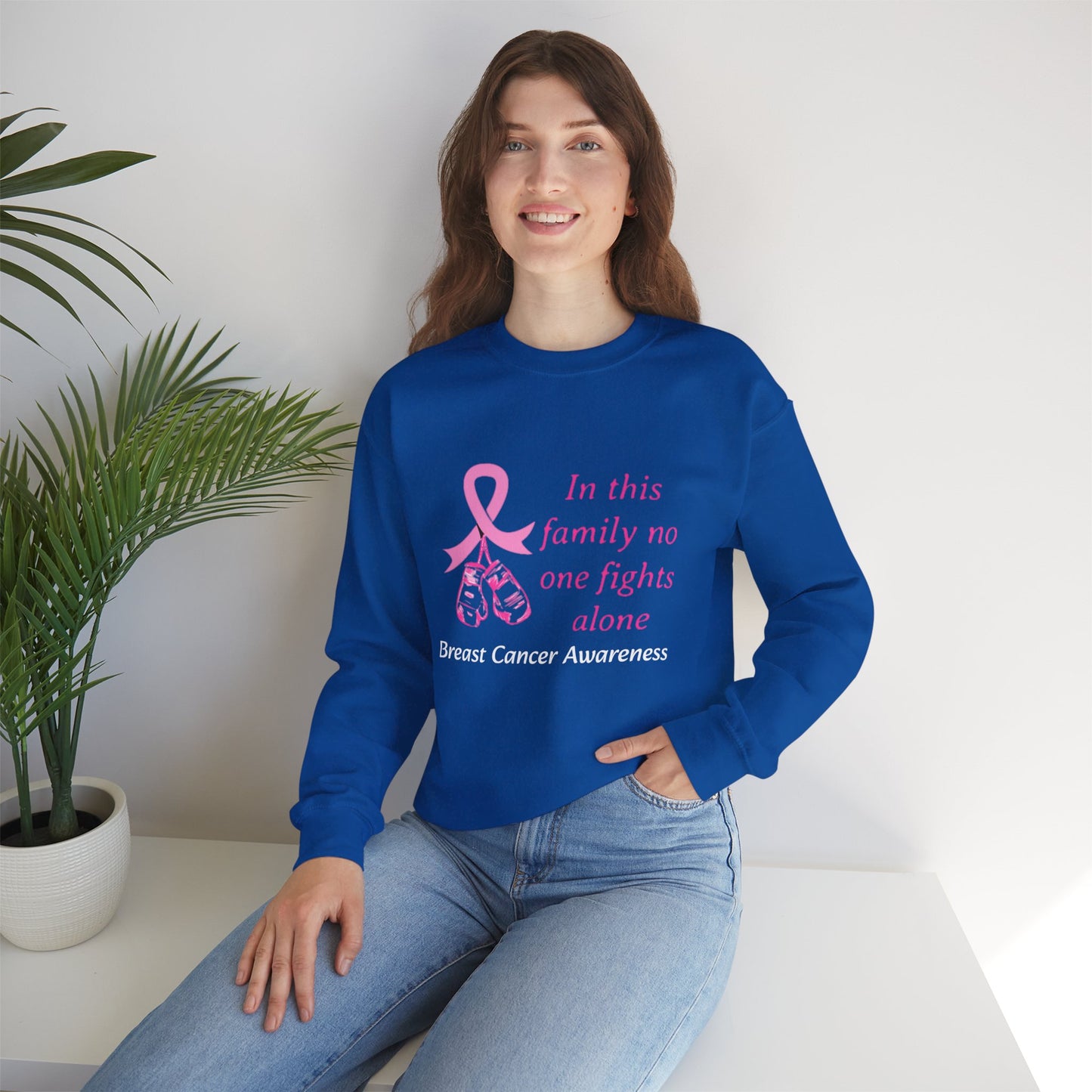 Breast Cancer Awareness Unisex Heavy Blend™ Crewneck Sweatshirt