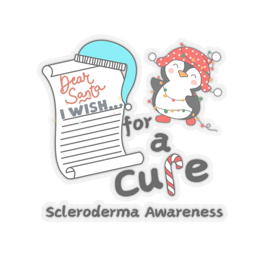 Holiday Stickers Scleroderma Awareness Dear Santa Sticker Decals