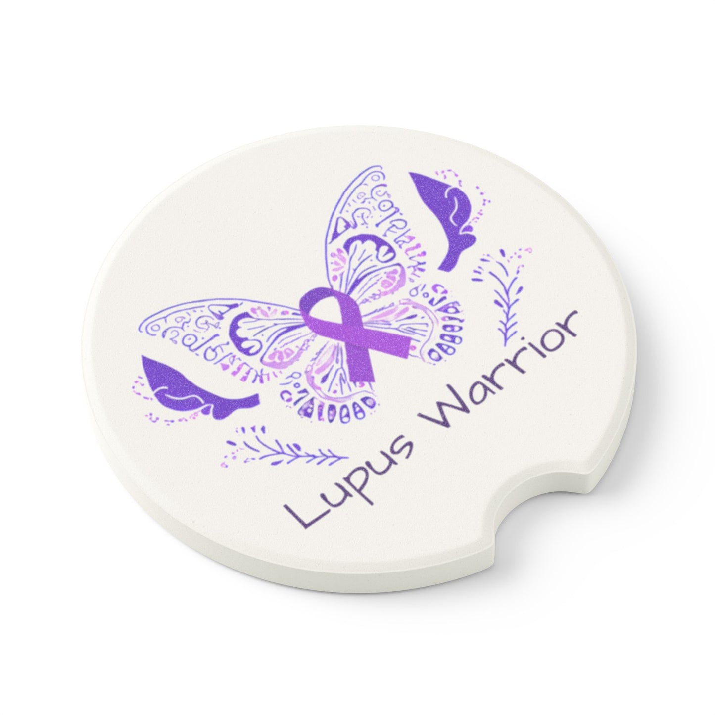 Lupus Warrior Soapstone Car Coaster