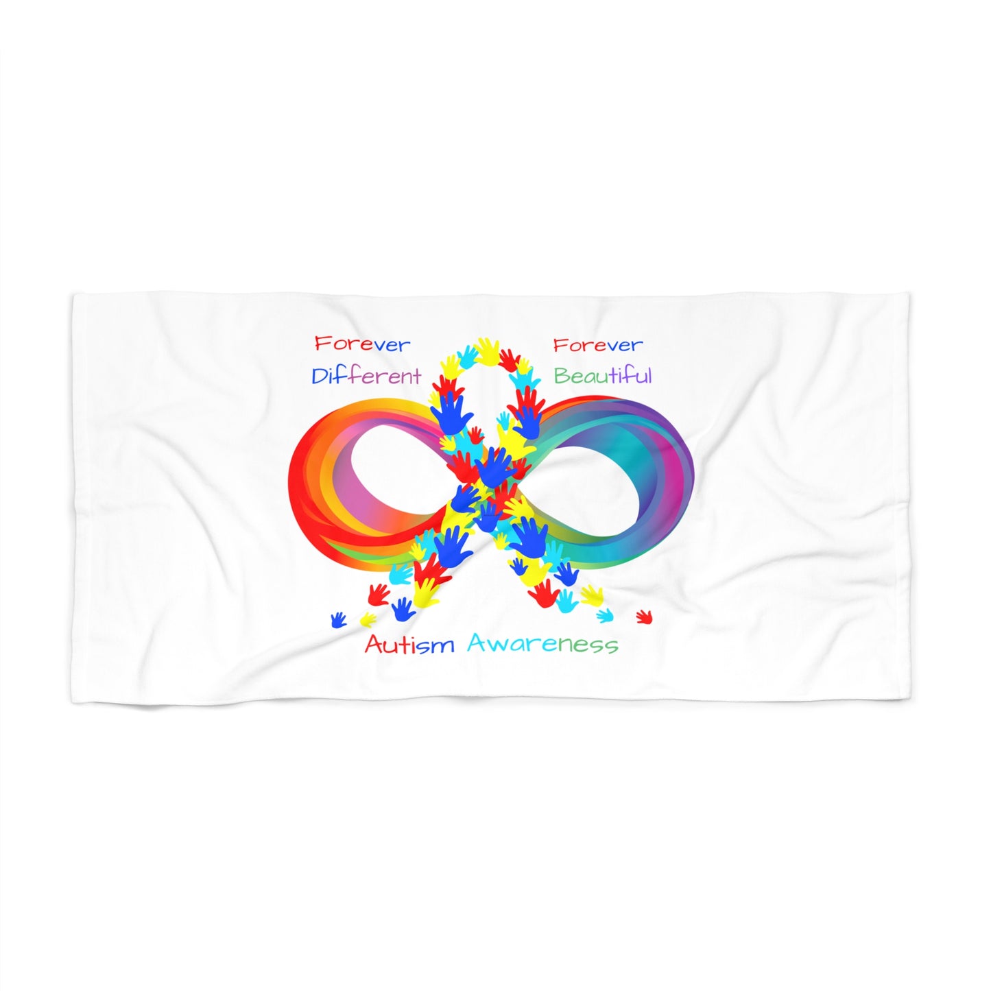 Autism Awareness Beach Towel