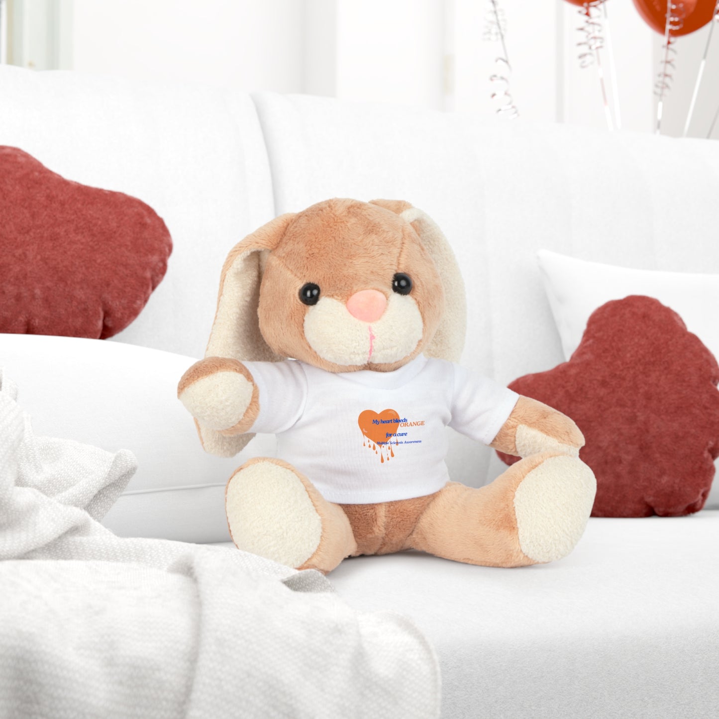 Multiple Sclerosis Awareness Plush Toy with T-Shirt