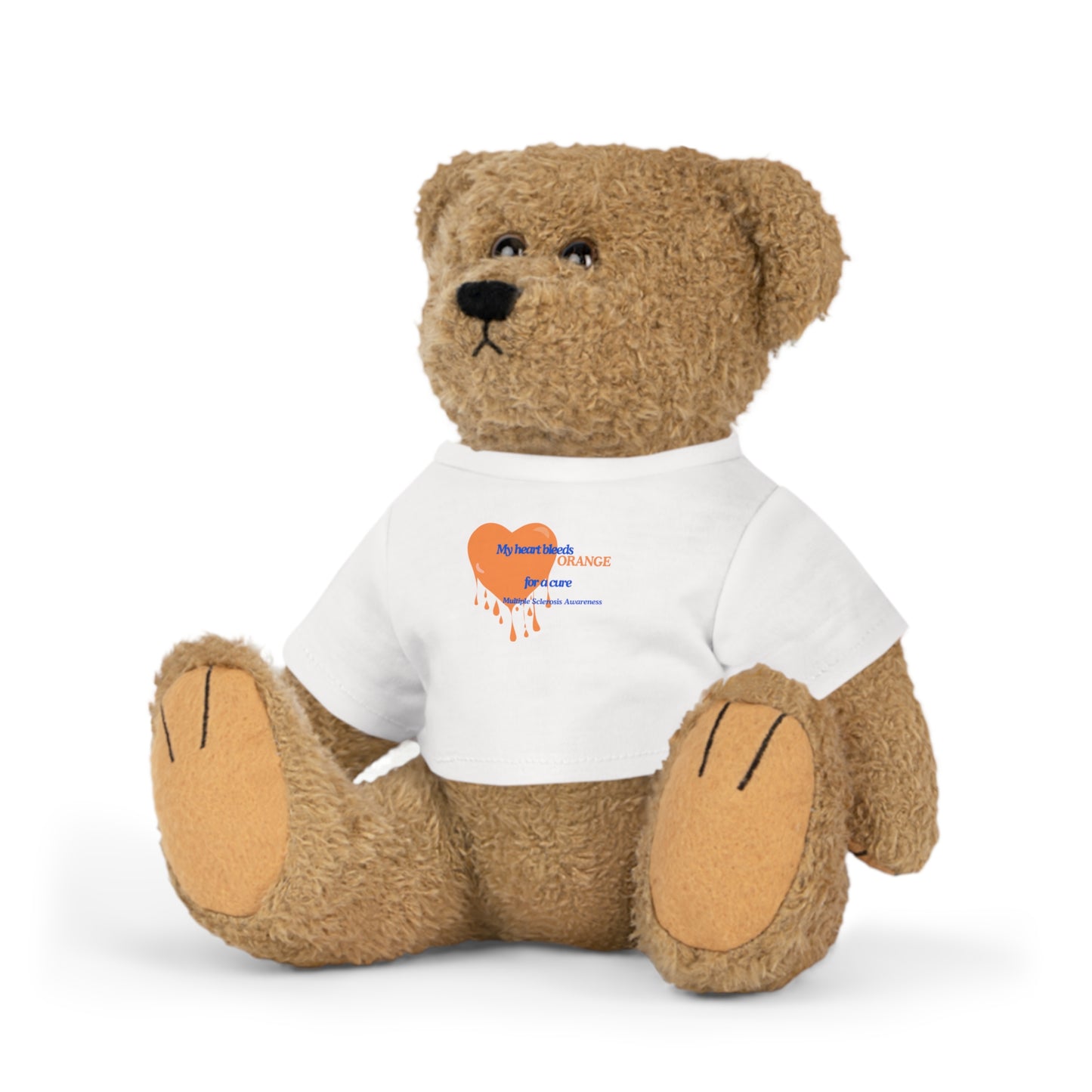 Multiple Sclerosis Awareness Plush Toy with T-Shirt