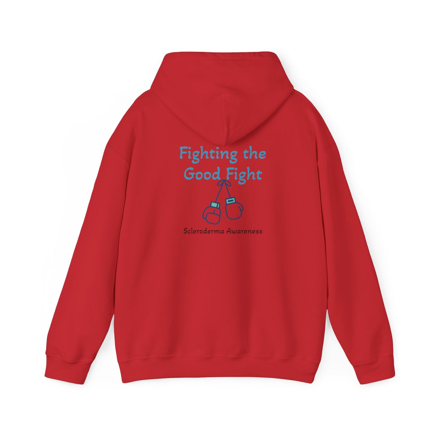 Scleroderma Warrior Fighting the good fight Unisex Heavy Blend™ Hooded Sweatshirt