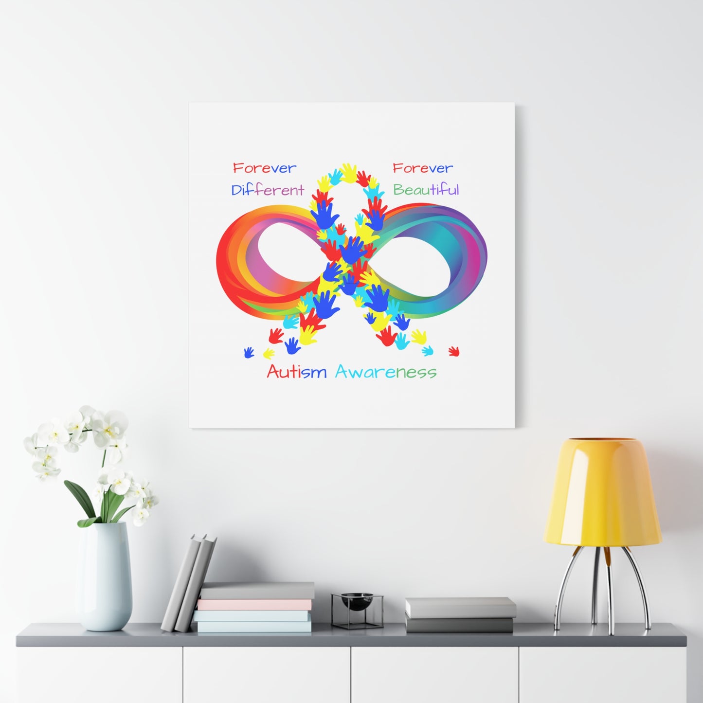 Autism Awareness Home Decor Canvas